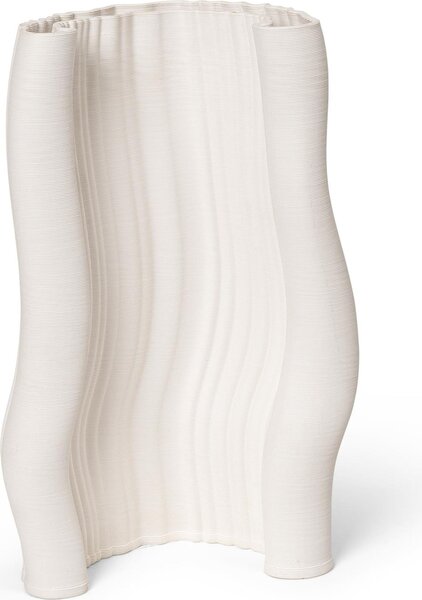 Ferm Living 1104266244 Váza Moire 30 cm krémová