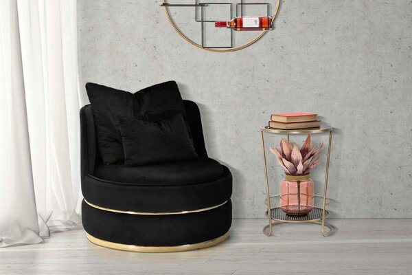 Designové křeslo Dandelion II černé