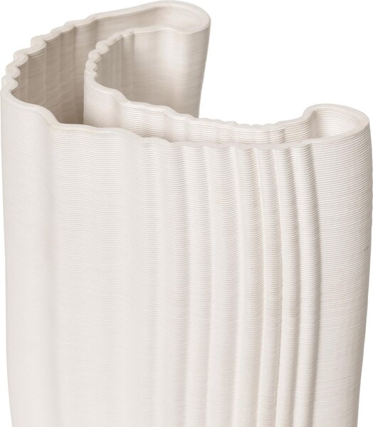 Ferm Living 1104266244 Váza Moire 30 cm krémová