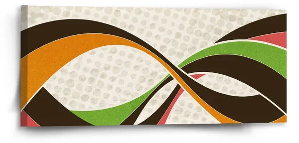 Sablio Obraz Retro abstrakce - 110x50 cm