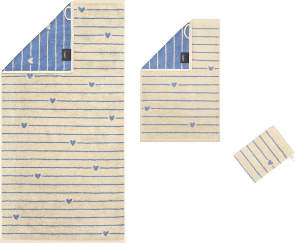 Cawo 6276 50/100 37 Ručník Lines&Hearts 50 x 100 cm, tmavě šedý
