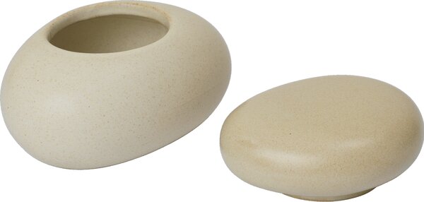 Ferm Living 1104270730 Dekorativní nádoba Pebble 8 cm písková