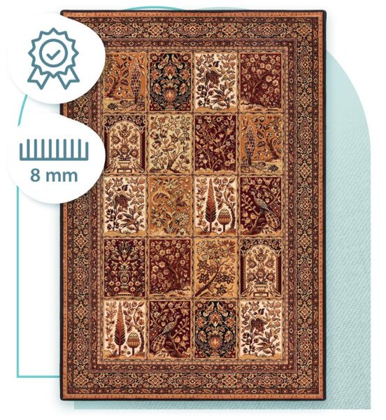 Koberec Agnella Isfahan Timor černý