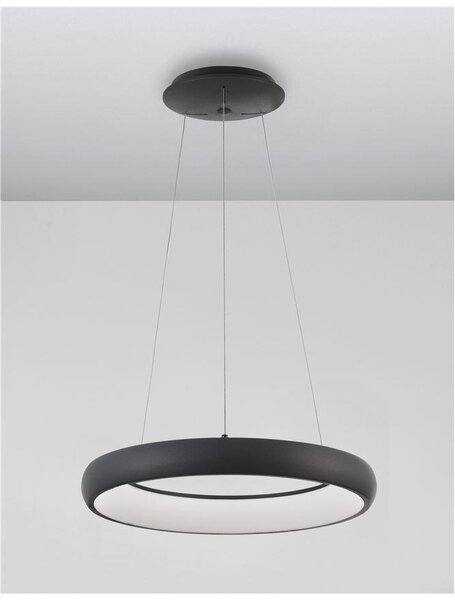 Nova Luce Závěsné LED svítidlo ALBI, 32W 3000K stmívatelné Barva: Bílá