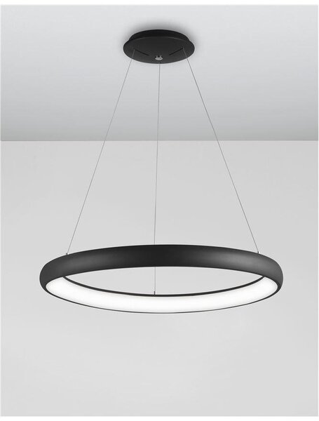 Nova Luce Závěsné LED svítidlo ALBI, 50W 3000K stmívatelné Barva: Bílá
