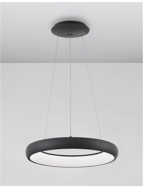 Nova Luce Závěsné LED svítidlo ALBI, 32W 3000K stmívatelné Barva: Bílá