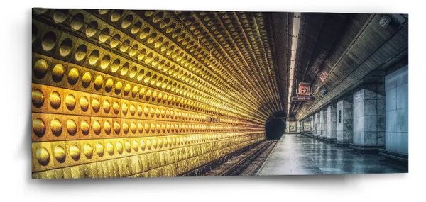 Sablio Obraz Pražské metro - 110x50 cm
