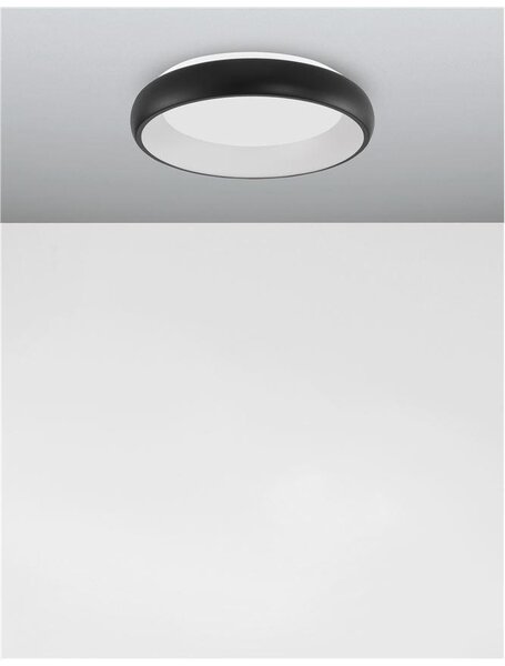 Nova Luce Stropní LED svítidlo ALBI, 32W 3000K stmívatelné Barva: Šedá