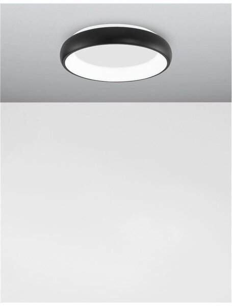 Nova Luce Stropní LED svítidlo ALBI, 32W 3000K stmívatelné Barva: Šedá