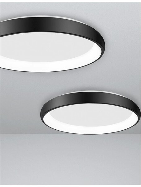 Nova Luce Stropní LED svítidlo ALBI, 50W 3000K stmívatelné Barva: Hnědá