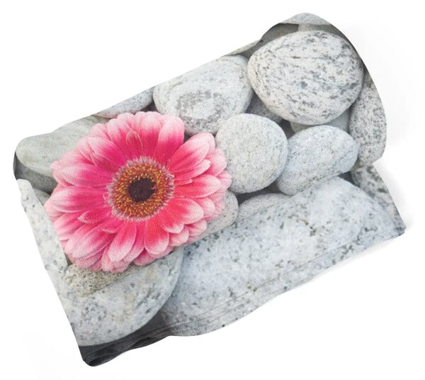 Sablio Deka Gerbera na kamenech - 150x120 cm