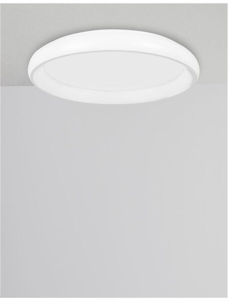 Nova Luce Stropní LED svítidlo ALBI, 32W 3000K stmívatelné Barva: Šedá