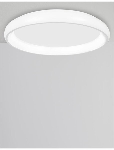 Nova Luce Stropní LED svítidlo ALBI, 80W 3000K stmívatelné Barva: Bílá