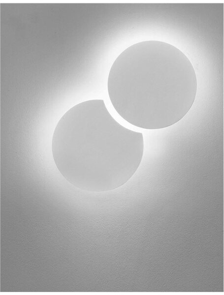Nova Luce Nástěnné LED svítidlo ANZIO bílá hliník 6W 3000K