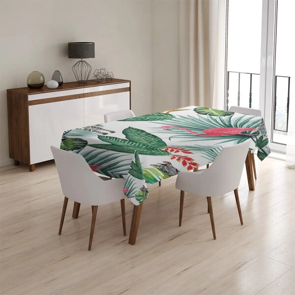 Sablio Ubrus Zebra a Plameňák - 90x90 cm