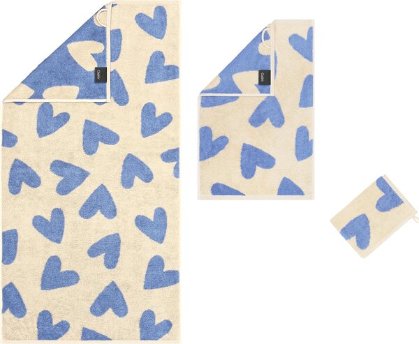 Cawo 6275 50/100 31 Ručník Hearts 50 x 100 cm, modrý