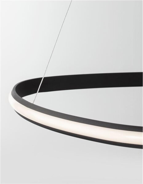 Nova Luce Závěsné LED svítidlo ARIES, 32W 3000K stmívatelné Barva: Bílá