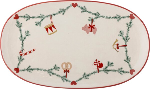 Bloomingville 82062321 Servírovací talíř /mísa Yule 38,5 cm