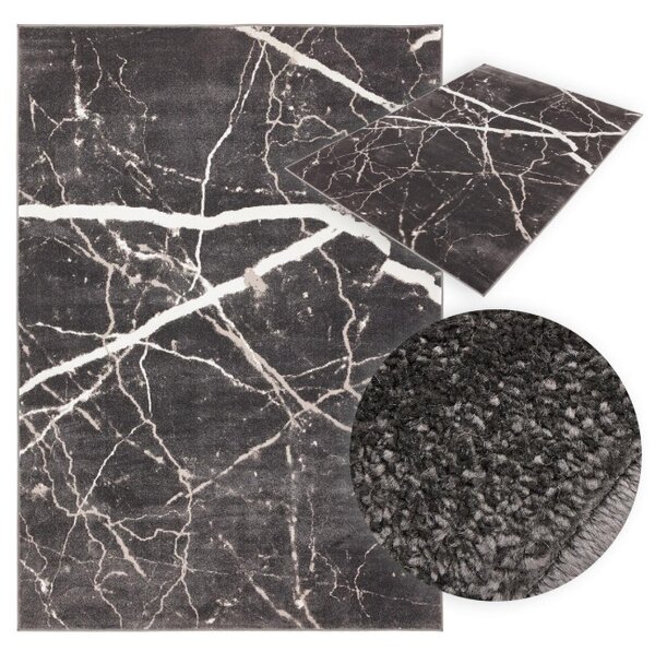 Koberec Agnella Soft Shrink Blacky Antracit