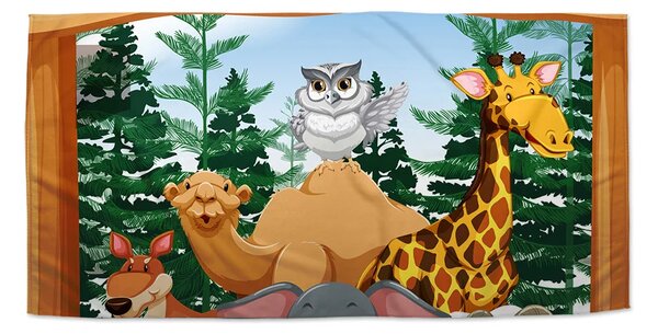 Sablio Ručník Zoo - 30x50 cm