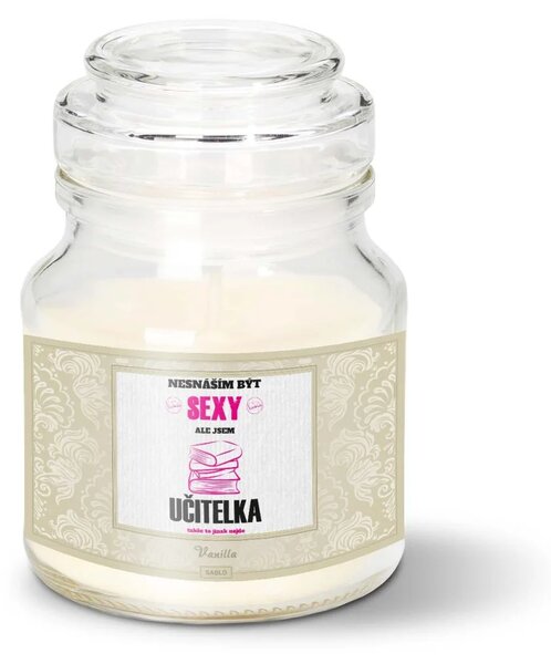 Sablio Svíčka Nesnáším být sexy, ale jsem učitelka - 120 g