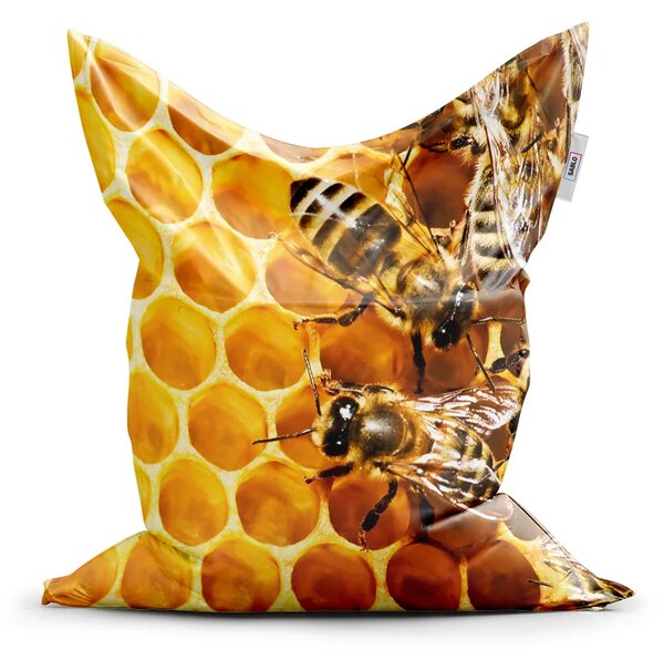 Sablio Sedací vak Classic Včely - 150x100 cm