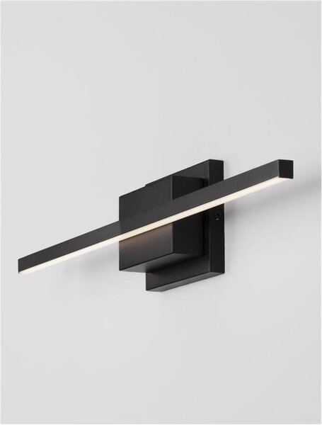 Nova Luce Nástěnné LED svítidlo nad obrazy AZURE, 12.5W 3000K, 60cm Barva: Černá