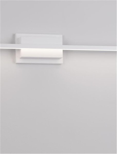 Nova Luce Nástěnné LED svítidlo nad obrazy AZURE, 28.5W 3000K, 120cm Barva: Bílá