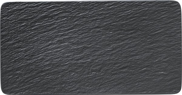 Villeroy & Boch 10-4239-2281 Servírovací talíř Manufacture Rock obdélníkový 18 x 35 cm