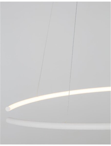 Nova Luce Závěsné LED svítidlo BREDA, 30W 3000K Barva: Bílá