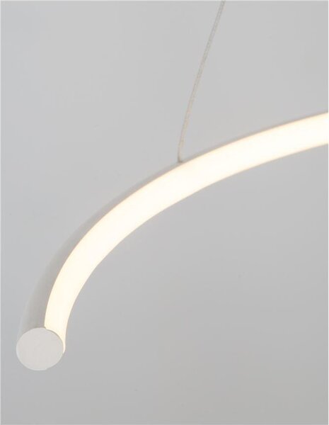 Nova Luce Závěsné LED svítidlo BREDA, 30W 3000K Barva: Bílá