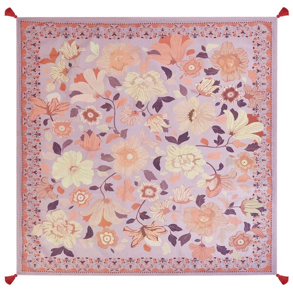 Pikniková deka TUFKI 200 x 200 cm Purpurová
