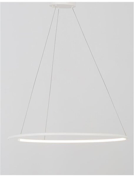 Nova Luce Závěsné LED svítidlo BREDA, 30W 3000K Barva: Bílá