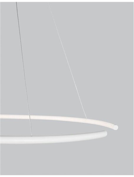 Nova Luce Závěsné LED svítidlo BREDA, 30W 3000K Barva: Bílá
