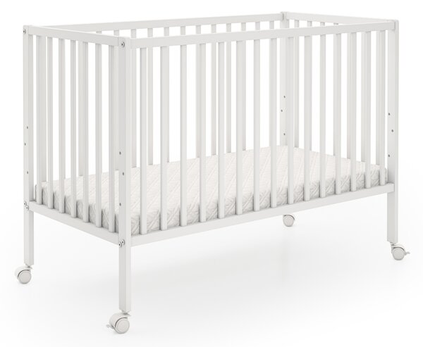 Dětská postýlka Classic 120×60 cm s kolečky Druh matrace: bez matrace