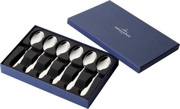 Villeroy & Boch 12-6339-9590 Lžičky na espresso Oscar v pouzdře 6 ks