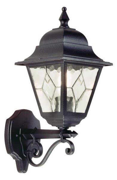 Elstead NR1-BLK - Venkovní nástěnné svítidlo NORFOLK 1xE27/100W/230V IP43