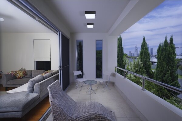 Azzardo AZ4497 - LED Venkovní stropní svítidlo CASPER LED/15W/230V IP54 hranatý