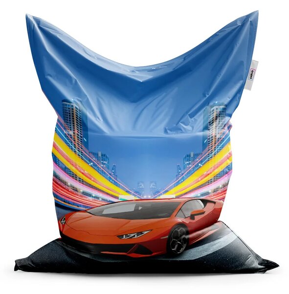 Sablio Sedací vak Classic Sportovní auto 2 - 150x100 cm