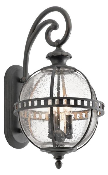 Kichler KL-HALLERON-2M - Venkovní nástěnné svítidlo HALLERON 3xE14/40W/230V IP44