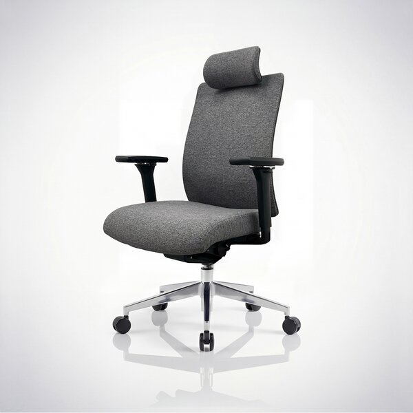 Ergonomická kancelářská židle tmavě šedá VECTOR
