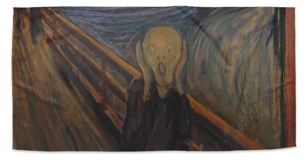 Sablio Ručník Výkřik - Edvard Munch - 30x50 cm