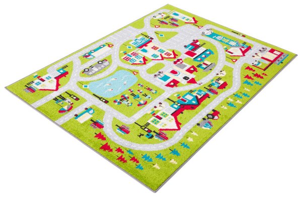 Koberec Agnella Funky Top Super Mesto S limetka