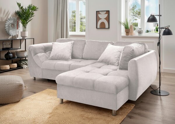 ROHOVÁ ROZKLÁDACÍ POHOVKA, textil, béžová Livetastic - Online Only sedačky, Online Only