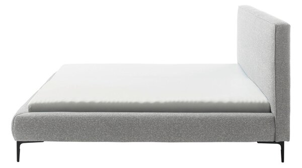 ČALOUNĚNÁ POSTEL, 180/200 cm, světle šedá MID.YOU - Manželské postele, Online Only
