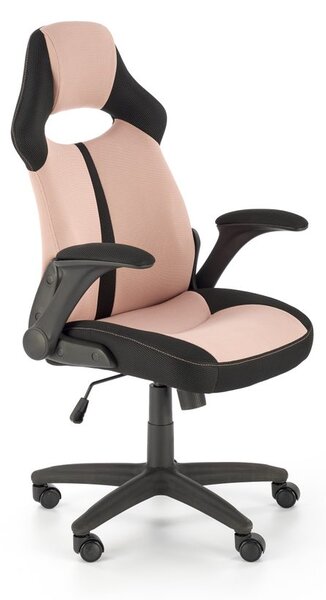 Halmar Kancelářská židle Bloom, růžová/černá