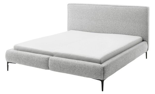 ČALOUNĚNÁ POSTEL, 180/200 cm, světle šedá MID.YOU - Manželské postele, Online Only
