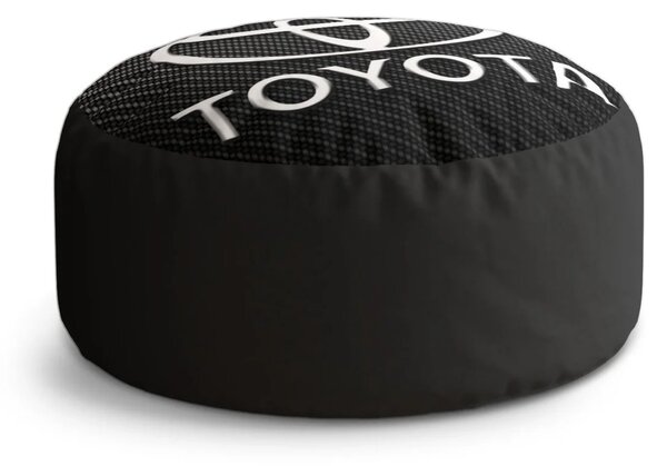 Sablio Taburet Circle Toyota Carbon: 38x48 cm