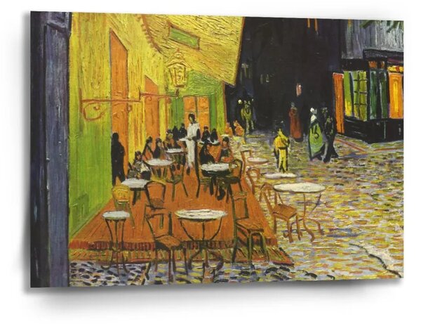 Sablio Obraz Terasa kavárny v noci - Vincent van Gogh - 90x60 cm