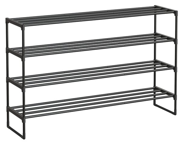 SONGMICS Botník Clarna 117 cm černý